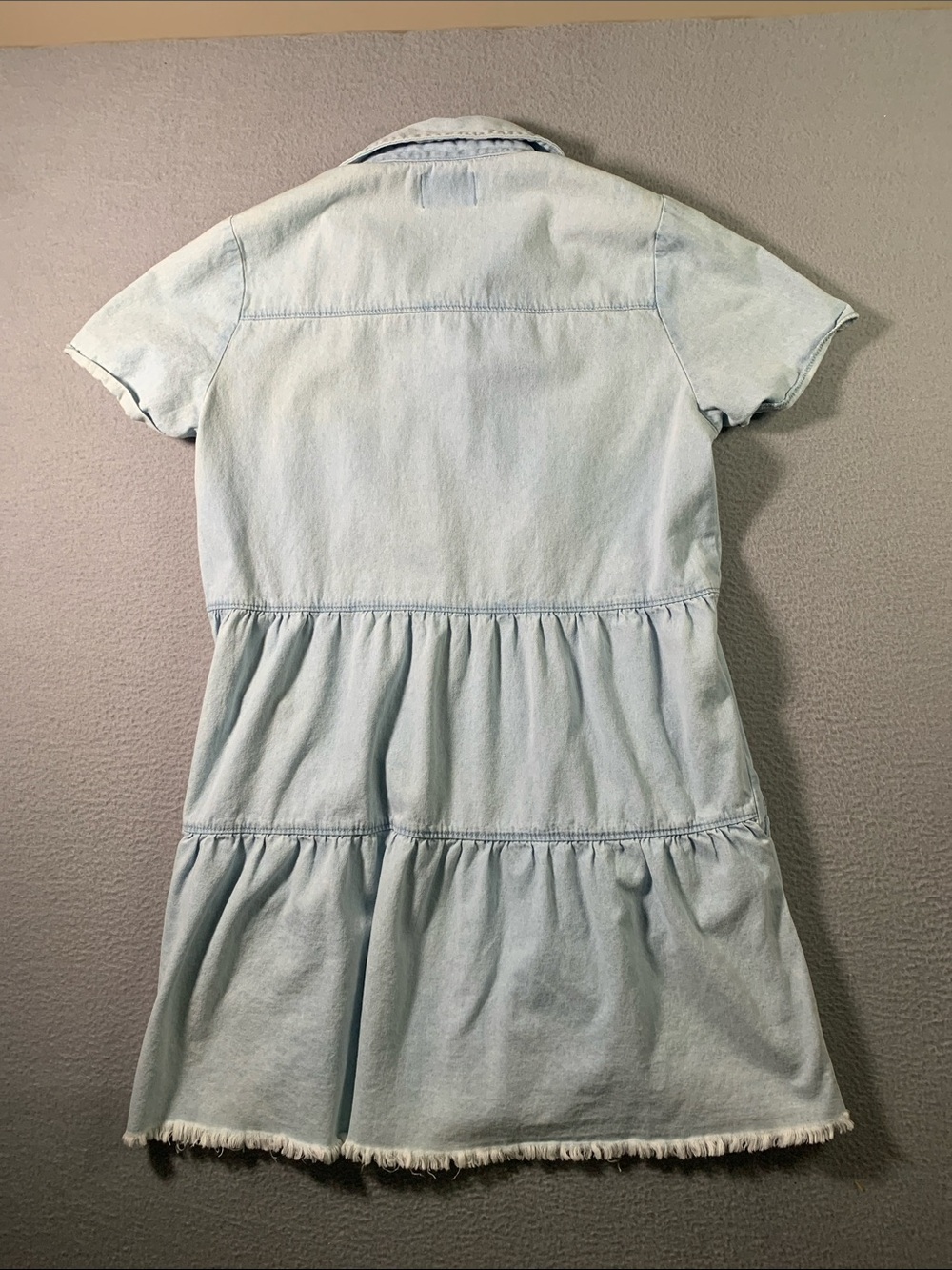 MUMU Girls Denim Shirt Dress Size S - Picture 4 of 4